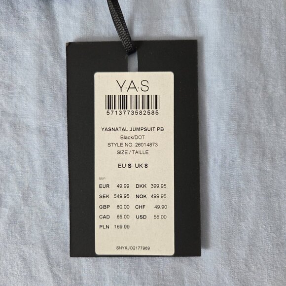 BNWT Yasnatal Polkadot Jumpsuit US4/UK8 - Picture 6 of 8